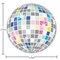 Creative Converting Birthday Beats Disco Party Disco Ball Dessert Plates, 96PK 372487 - alternate 2